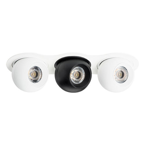 Купить i636627262 Светильник INTERO LED 9W*3 850LM*3 24G БЕЛЫЙ/ЧЕРНЫЙ 3000K (217636+217062+217072+217062)