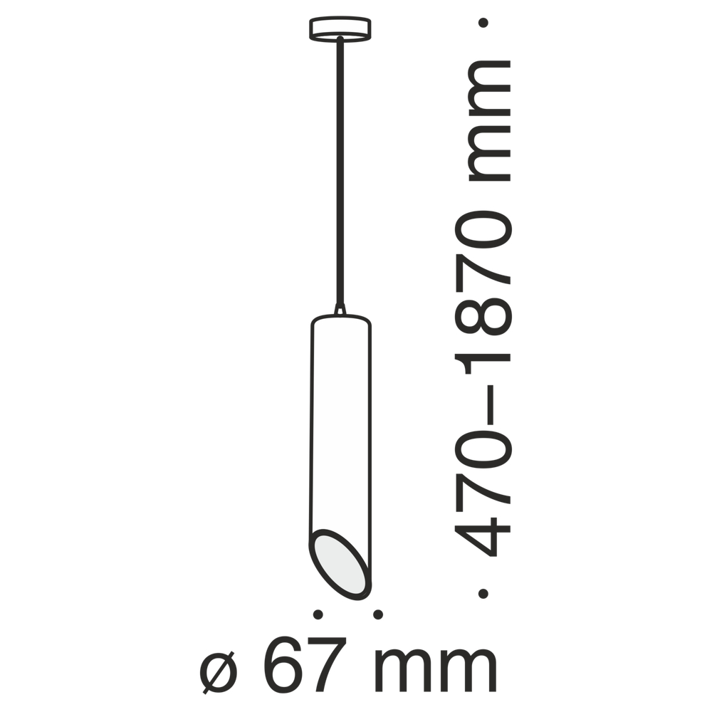 Подвесной светильник Maytoni P027PL-01B