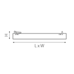 208227 Светильник д/трека 48V NOVE LED 16W 2731LM 80G ЧЕРНЫЙ 3000K IP20