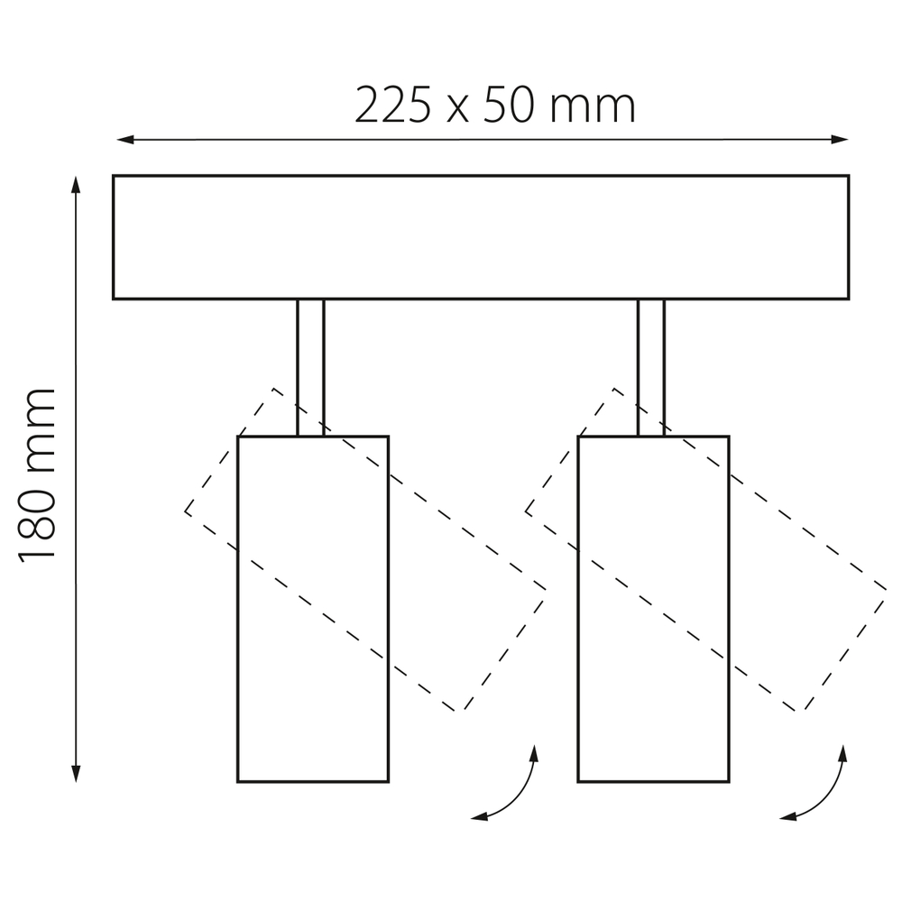 205507 Светильник д/1-фазн трека TETA  APP LED 2х9W 1560LM COB 24G ЧЕРНЫЙ PRO 3000-6000K DIM