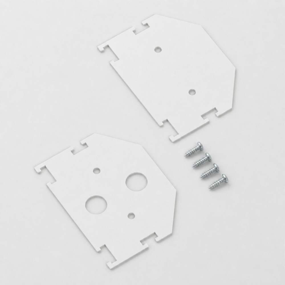 Slim Magnetic Заглушки для шинопровода в натяжной потолок 85204/00 белый 2 шт. 85206/00