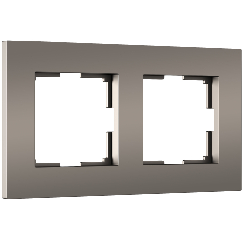 Купить Рамка из поликарбоната на 2 поста Slab бронза софт W0022963