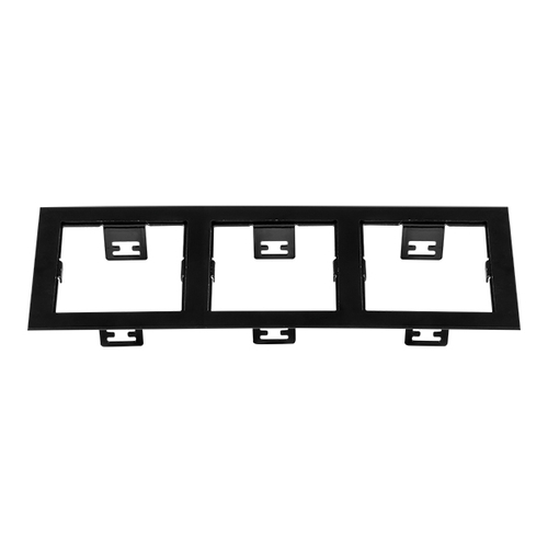Купить 214537 Рамка DOMINO Triple QUADRO MR16 ЧЕРНЫЙ
