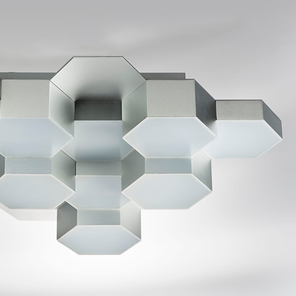 750122 Люстра потол FAVO LED-60W 2880LM Серебро 3000K
