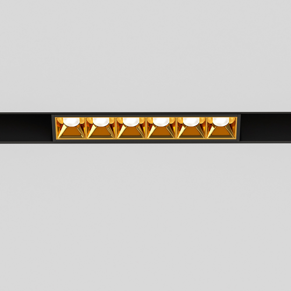 Slim Magnetic Трековый светильник 6W 4000K Artas чёрный/золото 85101/01 85101/01