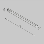 Трековый светильник Technical TR000-1-24W3K-B_1