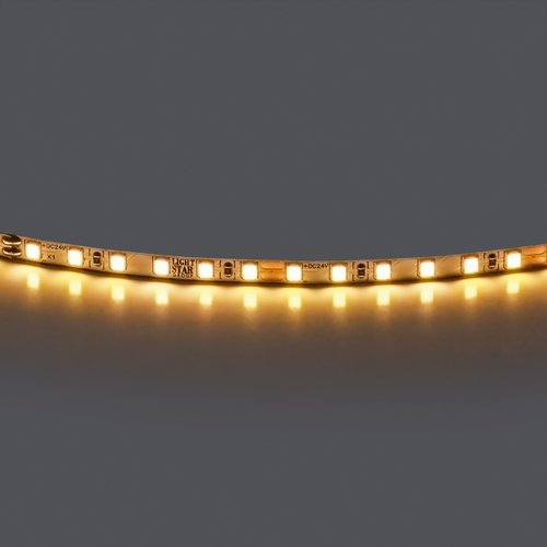 Купить 420503 Лента LIGHTSTAR LED 24V 12W 120leds/M 1600LM/M 3000K IP20 1шт = 5м