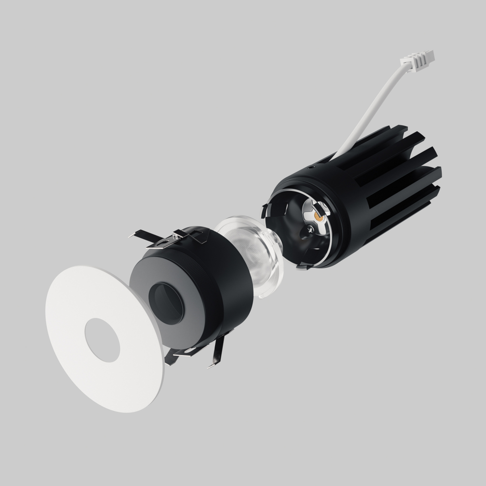 074426 Светильник SPIRA SLIM LED 12W 720LM 24G БЕЛЫЙ 2700K