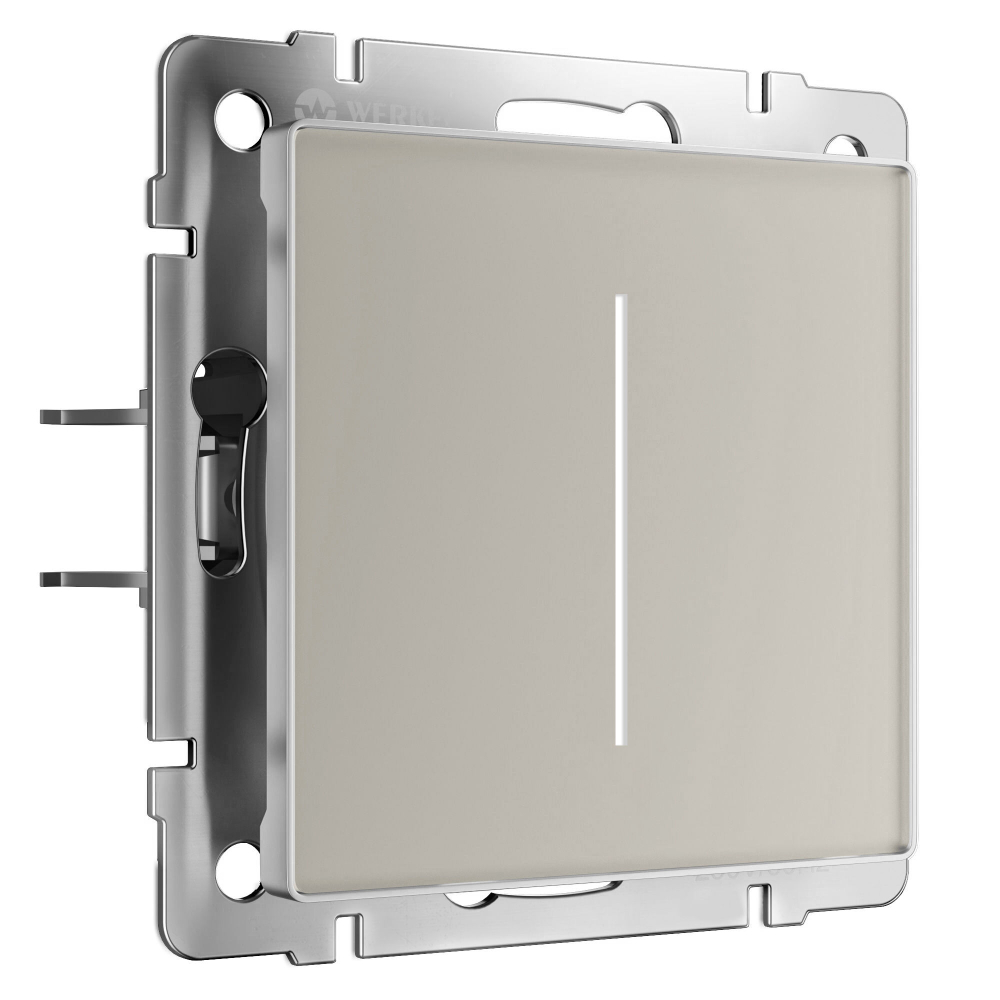 Умный сенсорный диммер Werkel Wi-Fi 500W IP20 W3443141 дымчатый