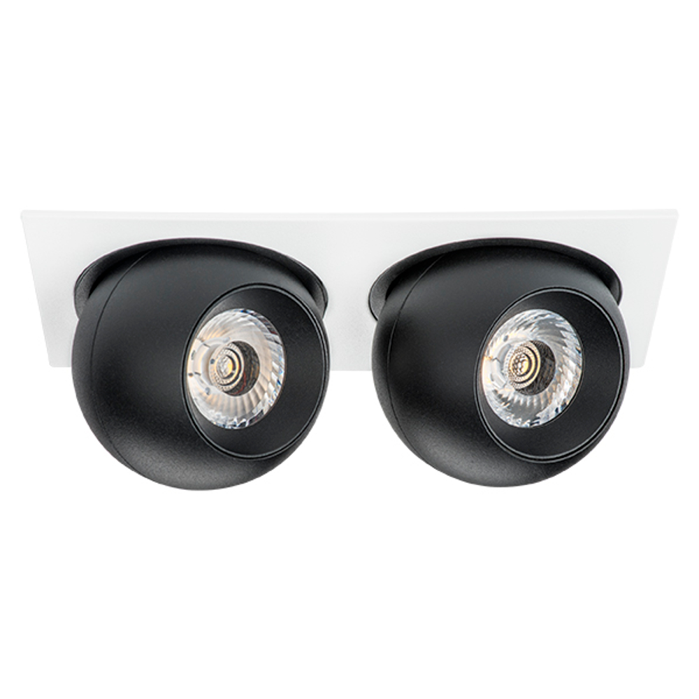 i5267272 Светильник INTERO LED 9W*2 850LM*2 24G БЕЛЫЙ/ЧЕРНЫЙ 3000K (217526+217072+217072)