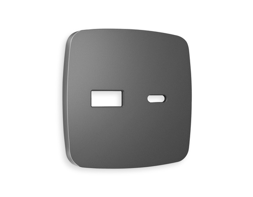 Купить OP6610 Лицевая панель OMEGA (Антрацит серый) для розетки 2USB тип A+C QUANT