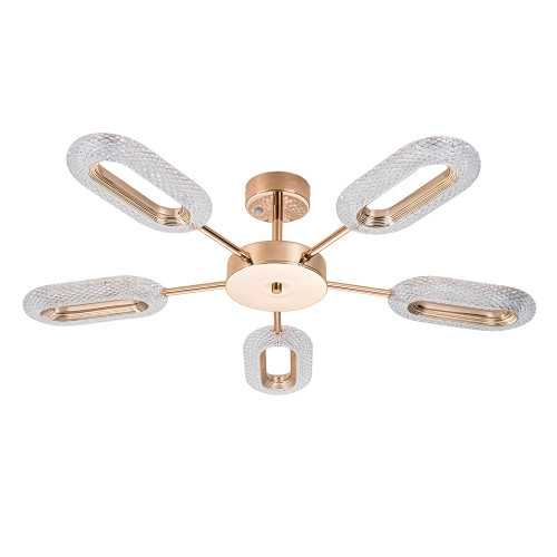 Купить Потолочная люстра ARTE LAMP OVALE A2489PL-5GO