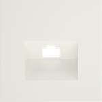 Накладка для розетки компьютерной RJ45 кат.6, S70 (хлопок)