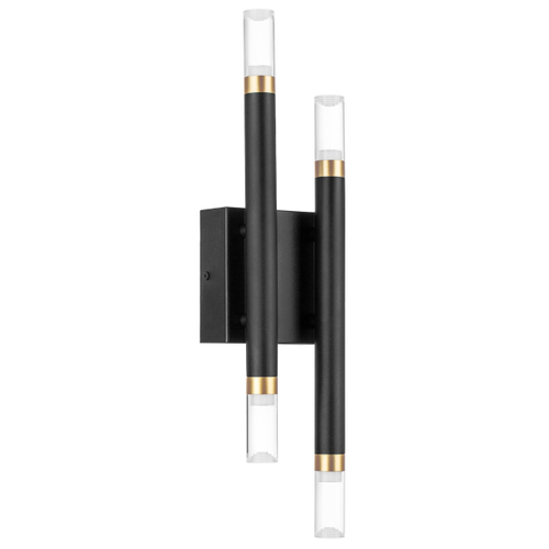 Купить 734647 Бра IRIS 12W LED 618LM 120G ЧЕРНЫЙ/ЗОЛОТО 3000K