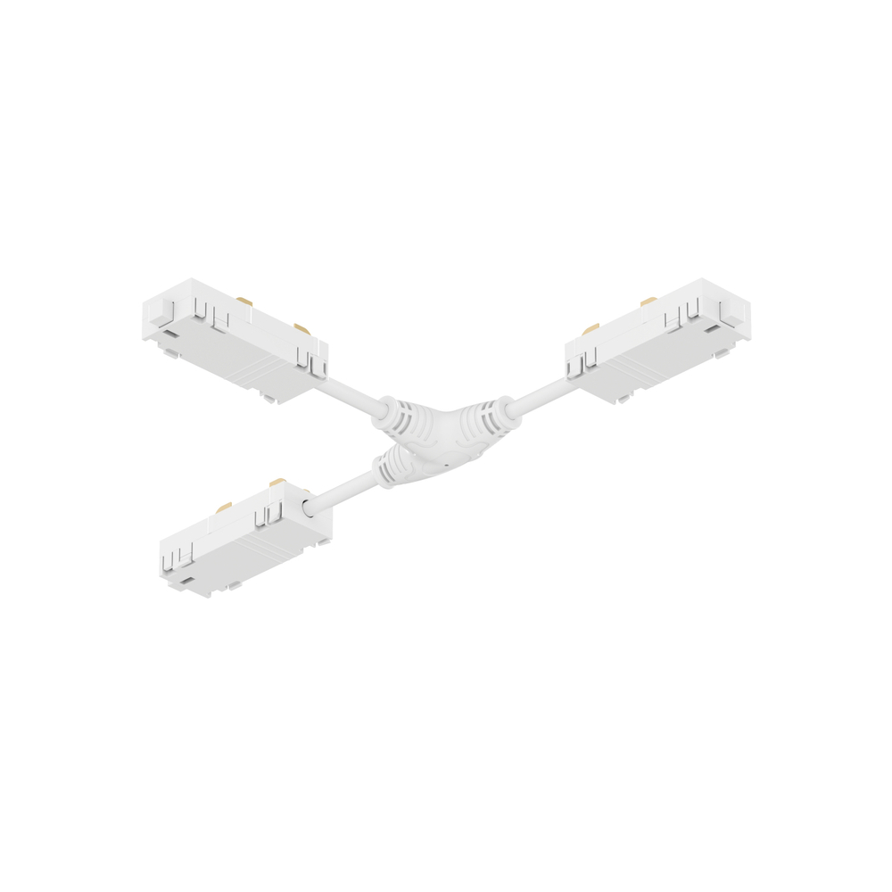 TR2115-WH Гибкий Т-образный, электрический коннектор трека SMART, белый