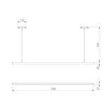 Slim Magnetic Трековый светильник 40W 4000K Milo чёрный 85106/01 85106/01