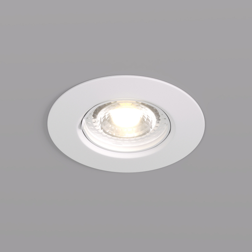 Купить DK3028-WH Встраиваемый светильник, IP 20, 10 Вт, GU5.3, LED, белый, пластик