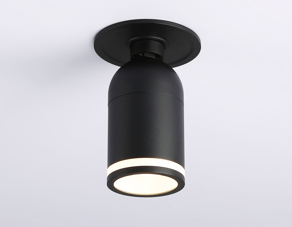 TA1273 SBK/FR черный песок/белый матовый MR16 GU5.3 D55*136