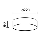 Потолочный светильник Technical C032CL-24W3K-RD-MG