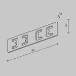 Комплектующие для трековой системы Technical TRA239C-21B