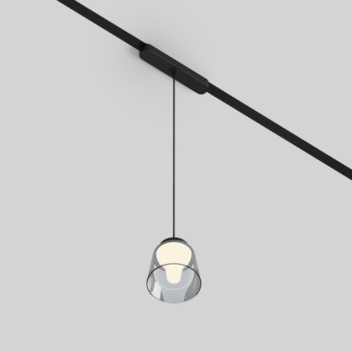 Купить DK5317-BK Светильник для трека Air, серия Hang 3000 со светодиодом, ?90*86mm, 48V DC, 4W, RA?95, 120°, 3000K, IP20, черный, алюминий, стекло, акрил