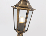 ST2025 GD/BK/CL золото/черный/прозрачный IP54 E27 max 40W D150*400