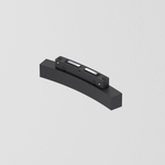 Slim Magnetic Трековый светильник для радиусного шинопровода 8W 4200K Planar чёрный Ø 800мм 85179/01