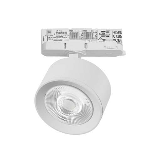 Купить A5536QT60G Светильник ALTA PRO для трековой системы Quattro LED 15W 1700LM 60G БЕЛЫЙ 3000K с адаптером (215536 + 594036 + 215504)