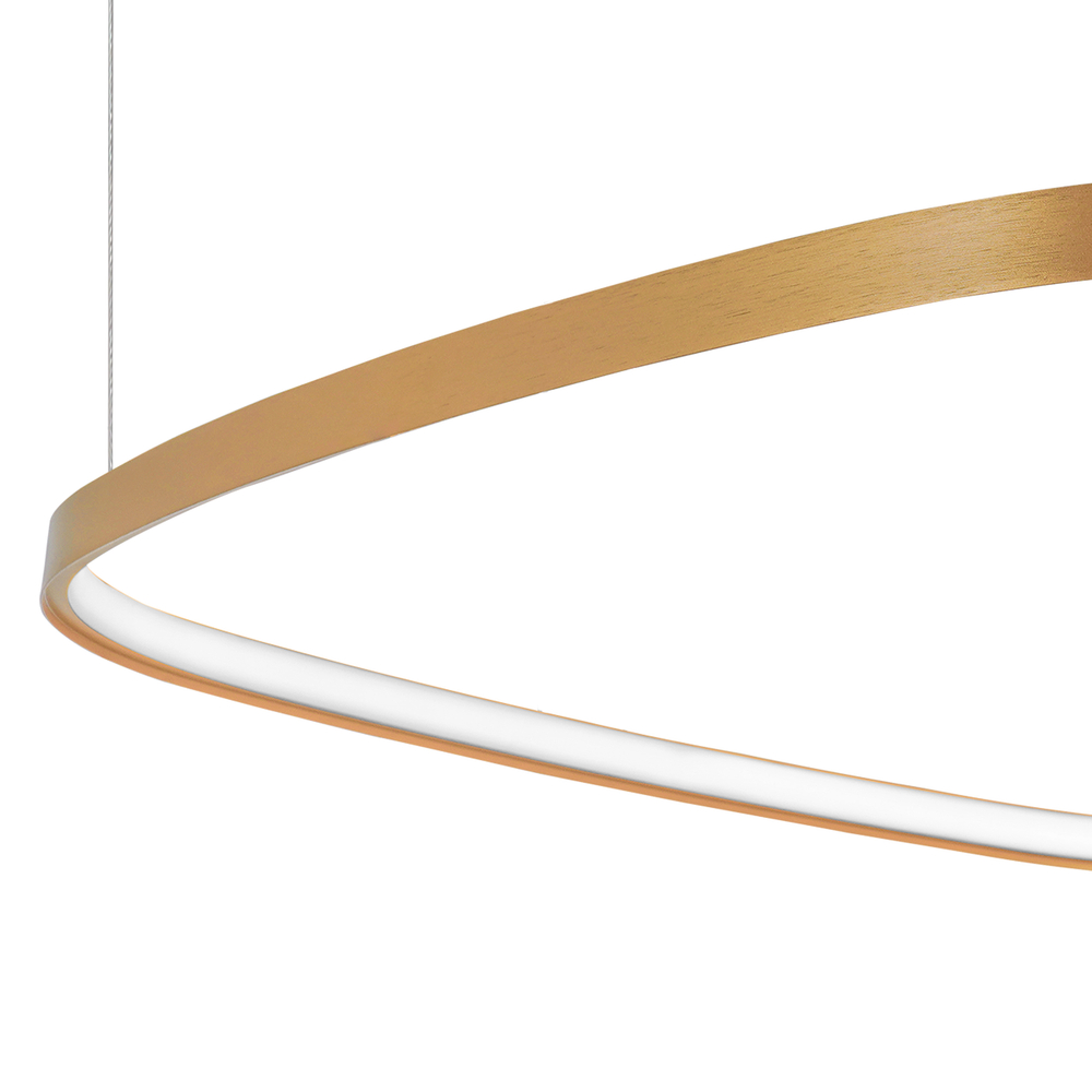 749223 Люстра SATURNO LED 70W 3150LM ЗОЛОТО 3000K IP20