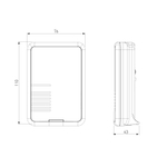 Звонок беспроводной 36M IP44 V2 DBQ02M  WL 36M IP44
