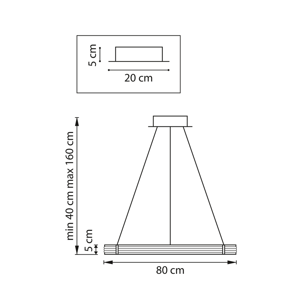 736281 Люстра ROTONDA 42W LED 2106LM 360G ЛАТУНЬ 3000K