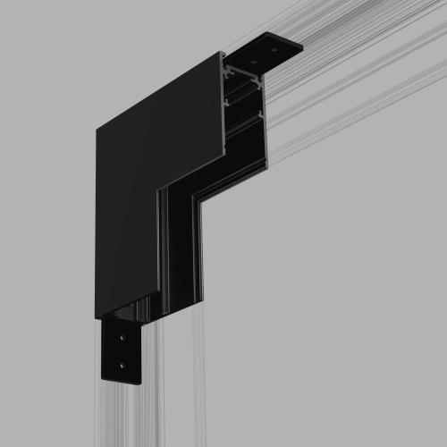 Купить Slim Magnetic Коннектор угловой внутренний для накладного шинопровода черный 85091/00 85091/00