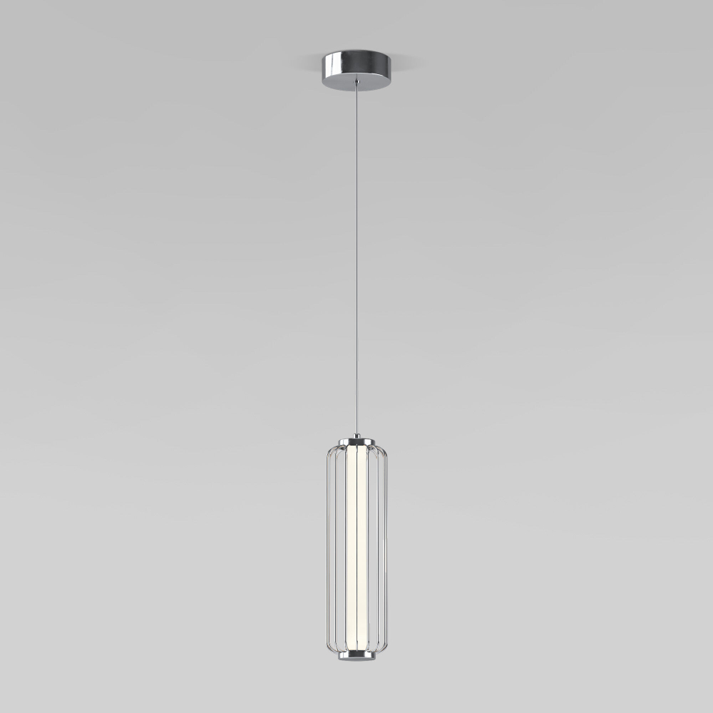 Светодиодный подвесной светильник с регулировкой высоты 304053 LED хром