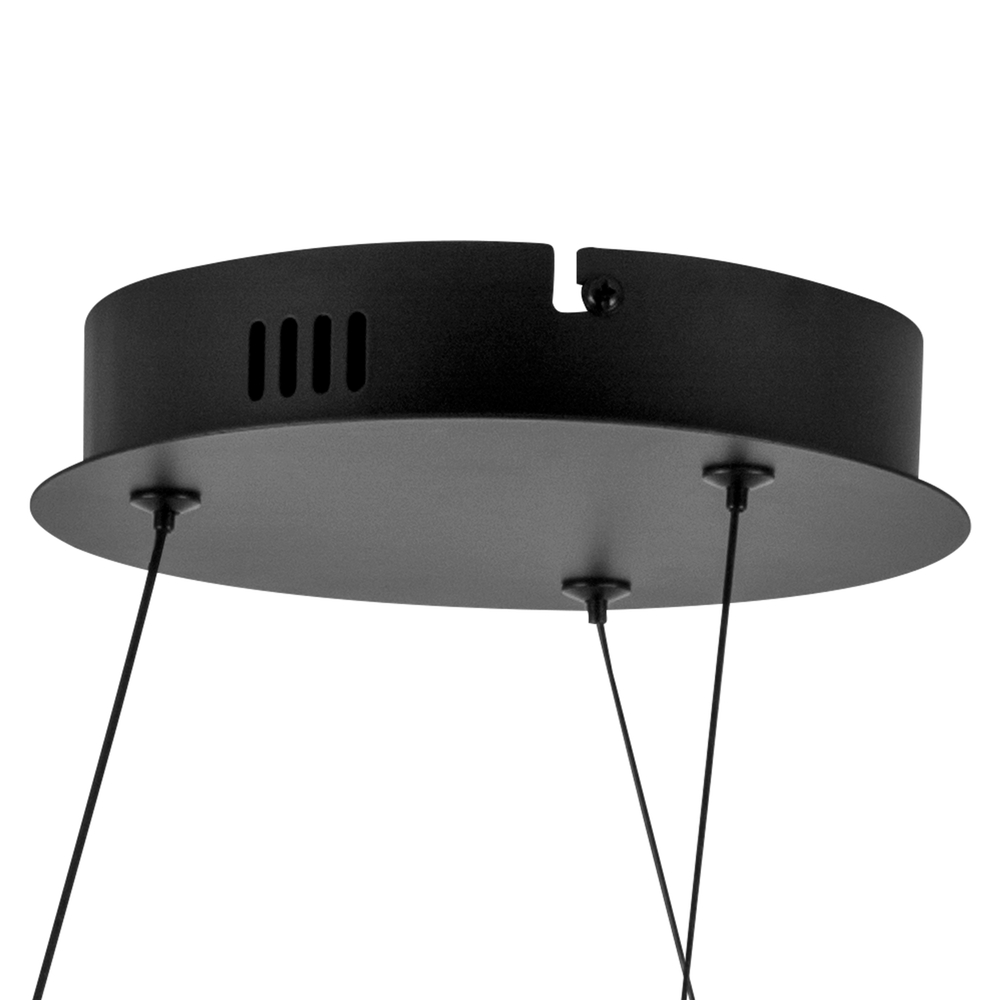 637067 Люстра CORINTO 30W LED 2530LM ЧЕРНЫЙ 3000K IP20