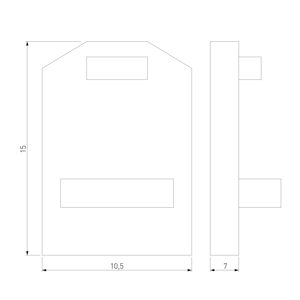 Заглушки для шинопровода 2 шт Mini Magnetic 85174/00
