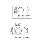 809108 Бра CELESTA LED 6W 280LM КОФЕЙНЫЙ 3000K
