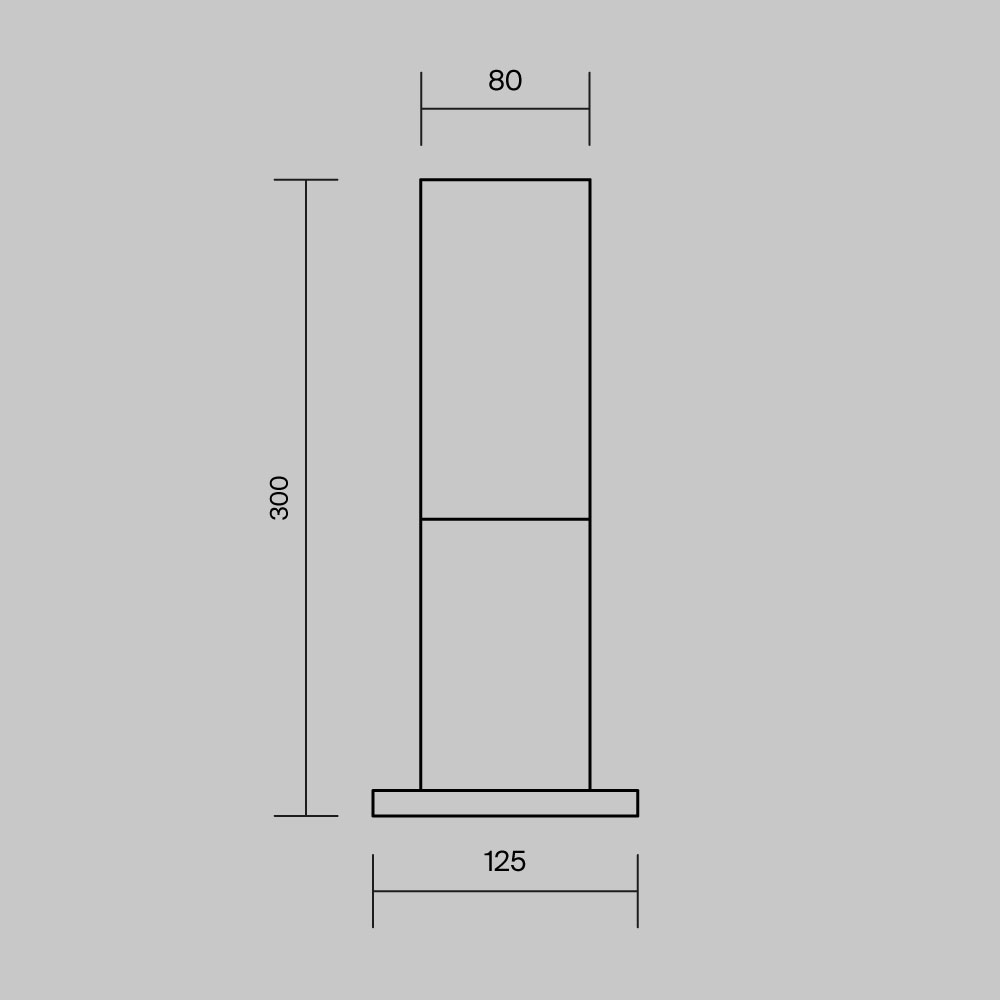 Ландшафтный светильник Outdoor O418FL-01B