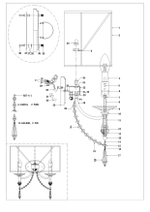 725626 Бра PARALUME 2x40W E14 БЕЛЫЙ