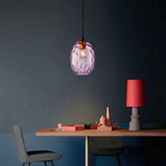 806128 Подвес NUBELLA 1х12W (led) E27 ЧЕРНЫЙ/БРОНЗА/ФИОЛЕТОВЫЙ