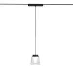 DK5347-BK Светильник для трека Air, серия Hang 4000 со светодиодом, ?90*86mm, 48V DC, 4W, RA?95, 120°, 4000K, IP20, черный, алюминий, стекло, акрил
