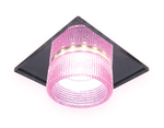 TN356 CH/PI хром/розовый GU5.3+3W (LED COLD) 95*95*45