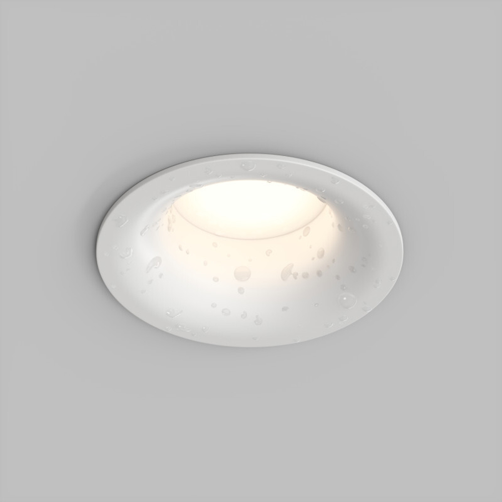 Встраиваемый влагозащищенный светильник KIBEK, IP65, 15 Вт, GU5.3, LED, белый, пластик
