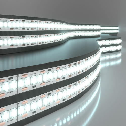 Купить Светодиодная лента 12 В 24 Вт/м 240 Led/м 2835 IP20, холодный белый 6500 K, 5 м Лента светодиодная 12V 16W 240Led 2835 IP20 холодный белый, 5м