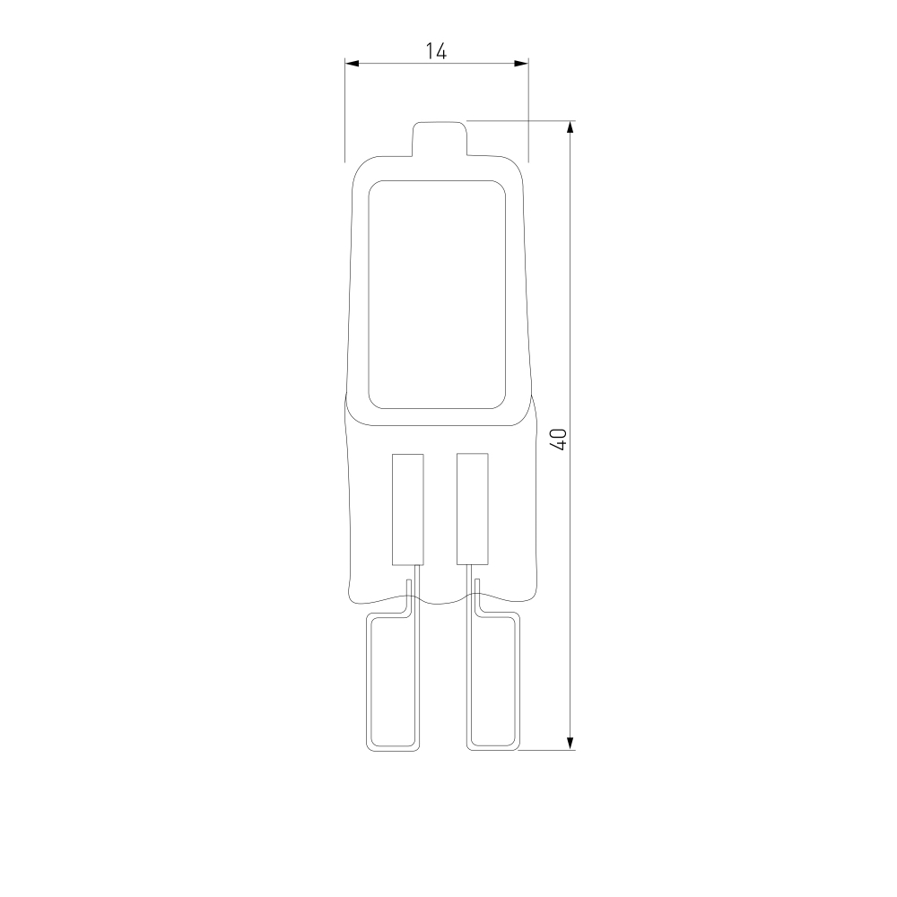 Галогенная лампа 50W G9 G9 220V50W