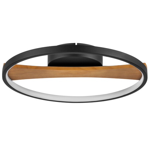 Купить 723027 Люстра LODI LED 25W 2000LM ЧЕРНЫЙ/ДЕРЕВО 3000K