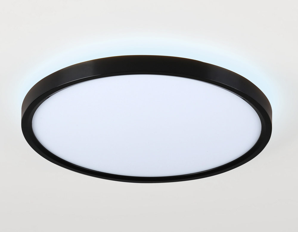 FZ3055 BK черный IP44 33W+10W 6400+6400К D370*40 (Без ПДУ)