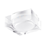 070244 Светильник ARTICO QUA LED 5W 400LM ХРОМ/ПРОЗРАЧНЫЙ/МАТОВЫЙ 4000K