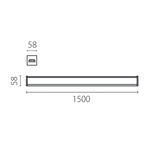 456607 Светильник TRITO LED 60W 6000LM 120G ЧЕРНЫЙ 3000/4000/6000K