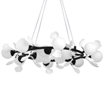 799127 Люстра CERAMO BW 12х6W(led) G9 ЧЕРНЫЙ/БЕЛЫЙ