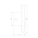 Настенный светодиодный светильник MRL LED 1126 золото